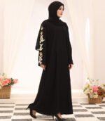 black maxi style abaya-Al Sanaya